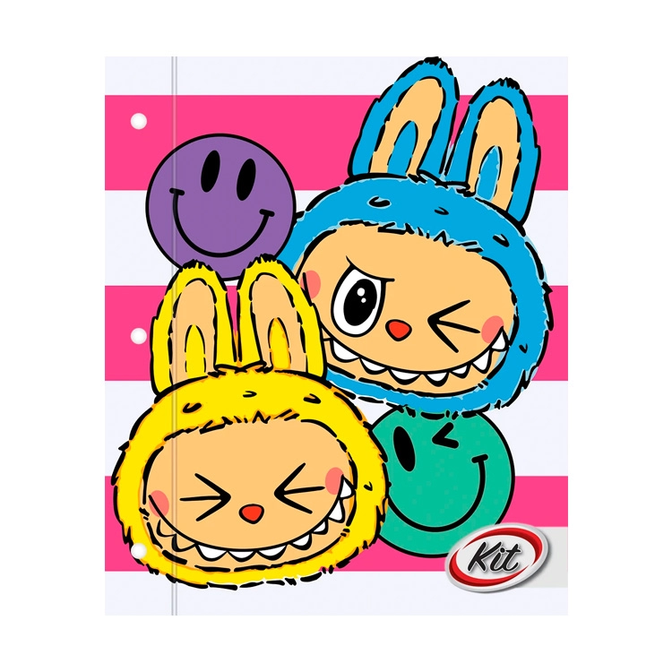 Carpeta Escolar con Cordon N°3 Inkdrop Kit 2026 Labubu Art.572110